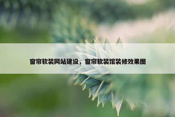 窗帘软装网站建设，窗帘软装馆装修效果图