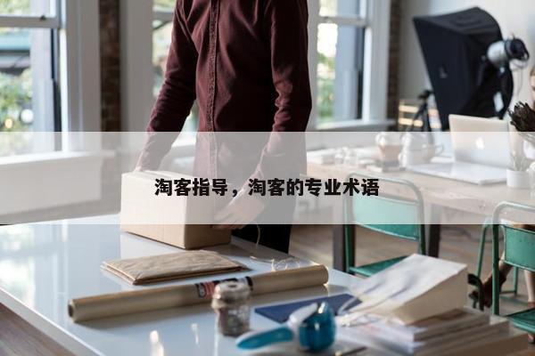 淘客指导，淘客的专业术语