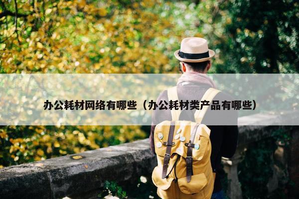 办公耗材网络有哪些（办公耗材类产品有哪些）