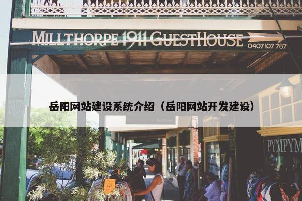 岳阳网站建设系统介绍（岳阳网站开发建设）