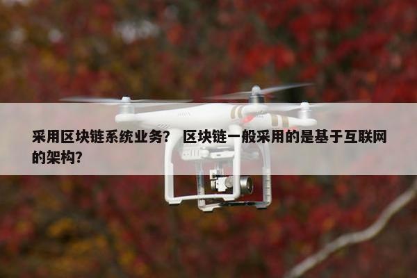 采用区块链系统业务？ 区块链一般采用的是基于互联网的架构？
