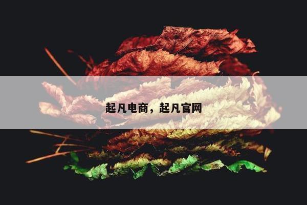起凡电商，起凡官网