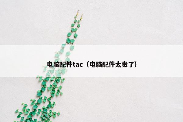 电脑配件tac（电脑配件太贵了）