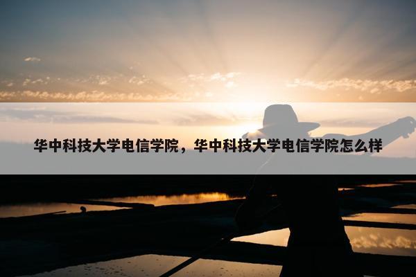 华中科技大学电信学院，华中科技大学电信学院怎么样