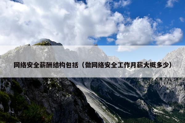 网络安全薪酬结构包括（做网络安全工作月薪大概多少）