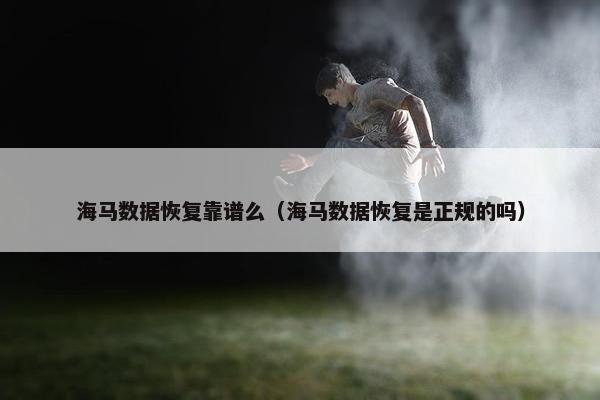 海马数据恢复靠谱么（海马数据恢复是正规的吗）