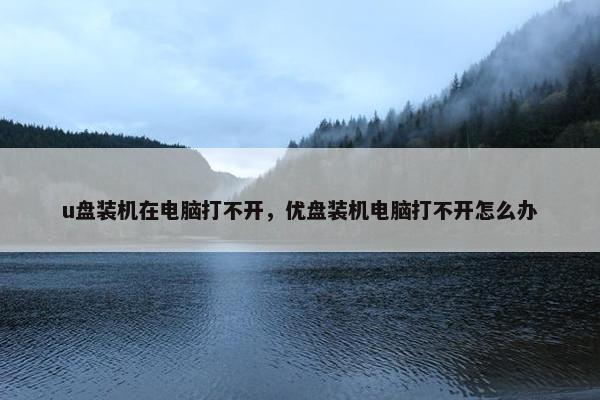 u盘装机在电脑打不开，优盘装机电脑打不开怎么办