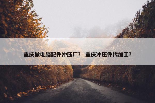 重庆做电脑配件冲压厂？ 重庆冲压件代加工？