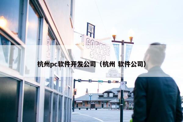 杭州pc软件开发公司（杭州 软件公司）