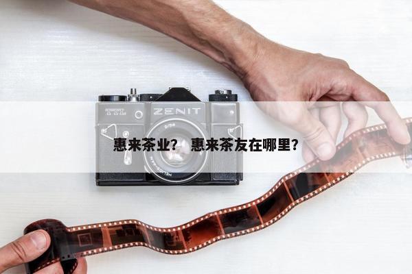 惠来茶业？ 惠来茶友在哪里？