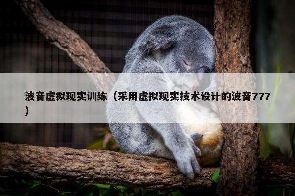 波音虚拟现实训练（采用虚拟现实技术设计的波音777）