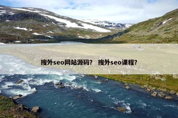 搜外seo网站源码？ 搜外seo课程？