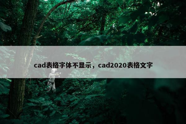cad表格字体不显示,cad2020表格文字 cad表格字体不显示,cad2020表格文字