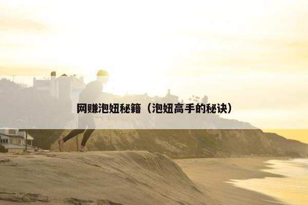 网赚泡妞秘籍(泡妞高手的秘诀) 网赚泡妞秘籍(泡妞高手的秘诀)