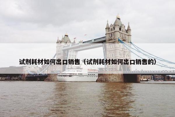 试剂耗材如何出口销售(试剂耗材如何出口销售的) 试剂耗材如何出口销售(试剂耗材如何出口销售的)