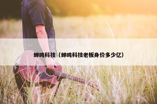 蝉鸣科技（蝉鸣科技老板身价多少亿）