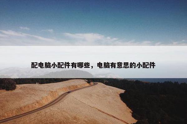 配电脑小配件有哪些，电脑有意思的小配件