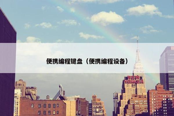 便携编程键盘（便携编程设备）