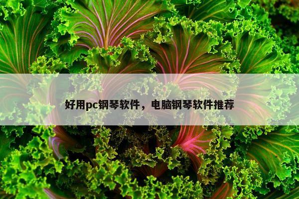 好用pc钢琴软件，电脑钢琴软件推荐