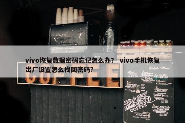 vivo恢复数据密码忘记怎么办？ vivo手机恢复出厂设置怎么找回密码？