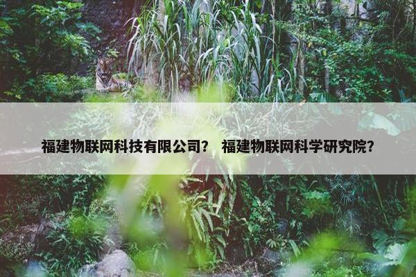 福建物联网科技有限公司? 福建物联网科学研究院? 福建物联网科技有限公司? 福建物联网科学研究院?