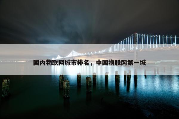 国内物联网城市排名，中国物联网第一城