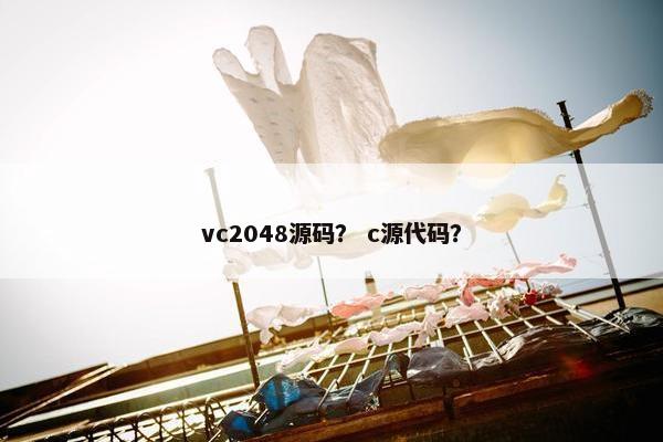 vc2048源码？ c源代码？