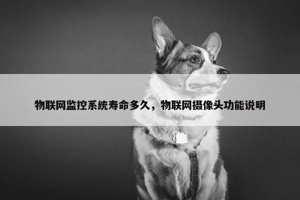 物联网监控系统寿命多久，物联网摄像头功能说明