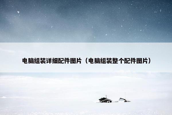 电脑组装详细配件图片(电脑组装整个配件图片) 电脑组装详细配件图片(电脑组装整个配件图片)