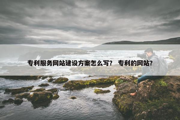 专利服务网站建设方案怎么写？ 专利的网站？