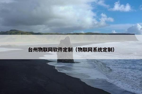 台州物联网软件定制（物联网系统定制）