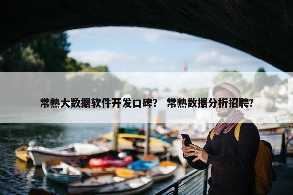 常熟大数据软件开发口碑？ 常熟数据分析招聘？